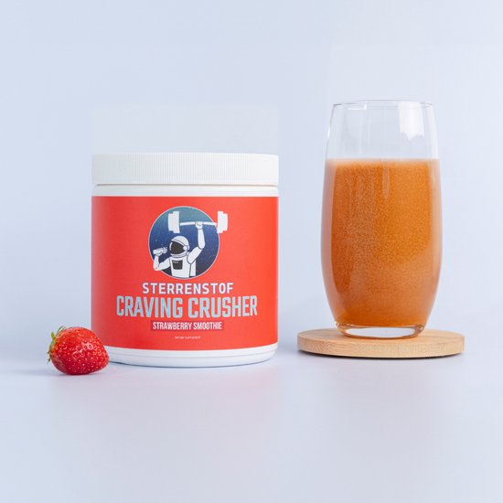 Sterrenstof Craving Crusher - Strawberry Smoothie - Afvallen - 37 servings - Sterrenstof
