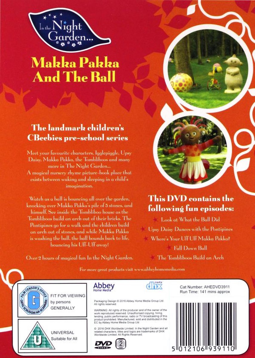 In The Night Garden - Makka Pakka And The Ball [DVD]