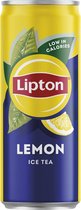 Lipton - Ice Tea - Citron - Slim Can - (24 canettes de 0 litre CZ)