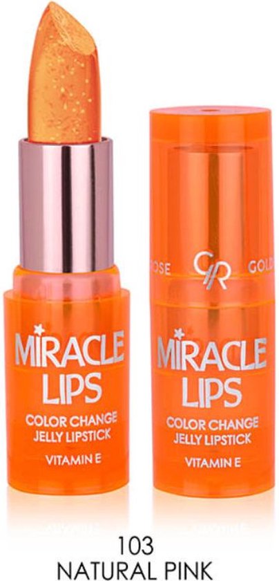 Golden Rose MIRACLE Farbwechsel Lippenstift 102 – Magischer Lippenstift Mit Farbwechsel-Effekt