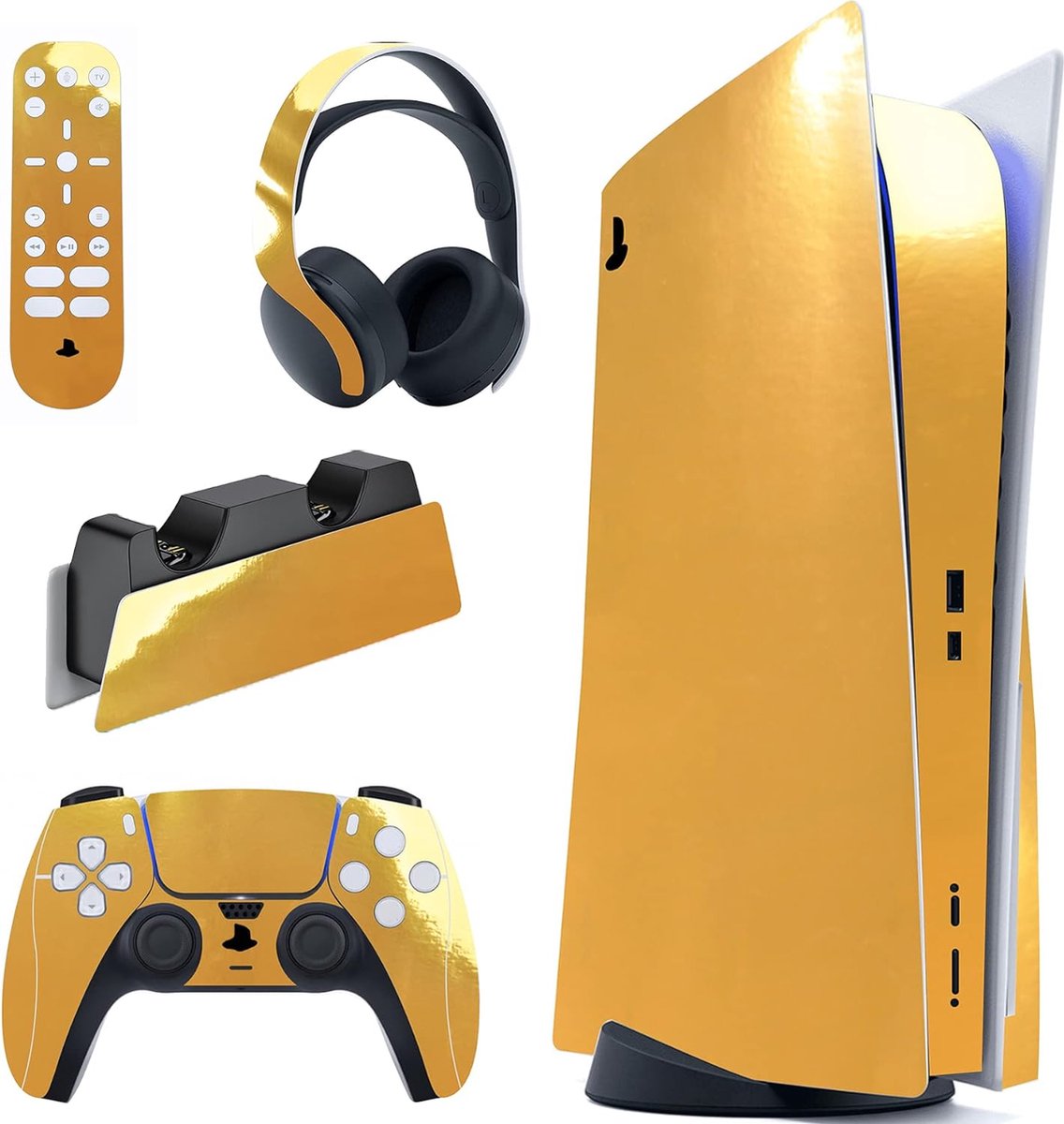 Coque centrale manette PS5 custom Orange