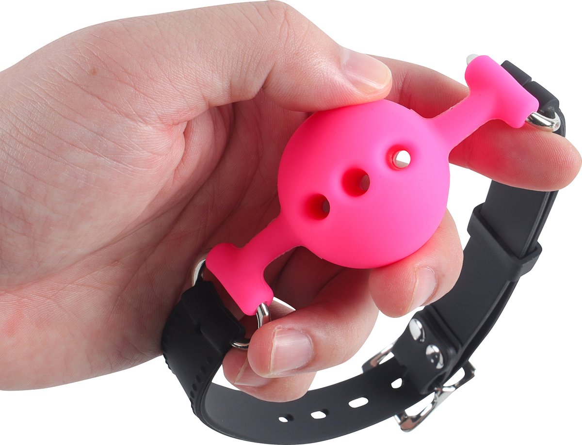 Goedkoopste Banoch - ballgag siliconen small - roze Ø 3,5 cm - bdsm