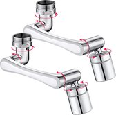 embout de robinet orientable laiton robinet rotatif à 1080 salle de bain  aérateur de robinet pivotant 2 modes réglable aérateur pour robinet pour  Lavabo : : Bricolage