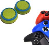 Gadgetpoint | Gaming Thumbgrips | Performance Antislip Thumbsticks | Joystick Cap Thumb Grips | Accessoires geschikt voor Playstation PS4 PS5 & Xbox & Nintendo Pro Controller | Groen met blauwe cirkel | Vaderdag Cadeau