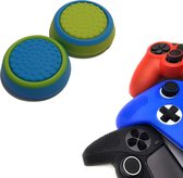 Gadgetpoint | Gaming Thumbgrips | Performance Antislip Thumbsticks | Joystick Cap Thumb Grips | Accessoires geschikt voor Playstation PS4 PS5 & Xbox & Nintendo Pro Controller | Blauw en Groen | Vaderdag Cadeau
