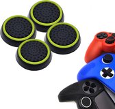 Gadgetpoint | Gaming Thumbgrips | Performance Antislip Thumbsticks | Joystick Cap Thumb Grips | Accessoires geschikt voor Playstation PS4 PS5 & Xbox & Nintendo Pro Controller | Zwart met Lichtgroen