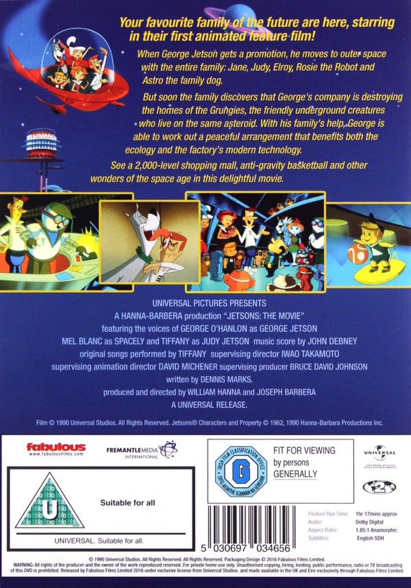 Jetsons Movie (Dvd), Tiffany Dvd's bol