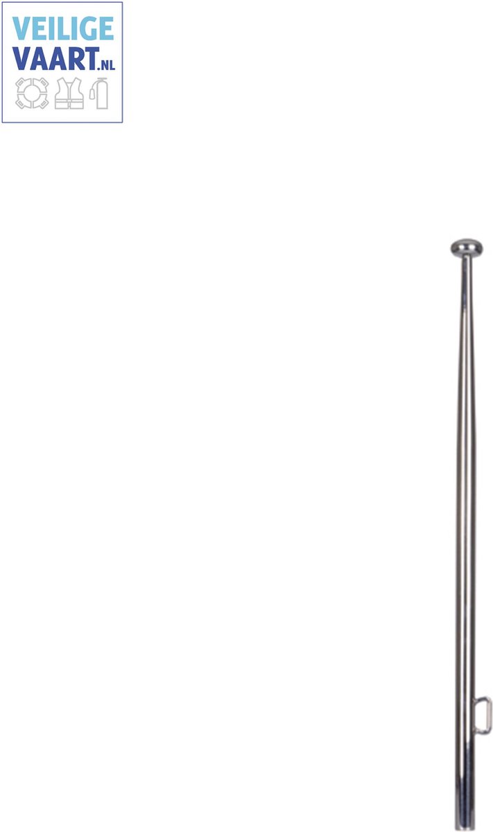 Vlaggenstok RVS | 25 mm breed | Verschillende lengtes