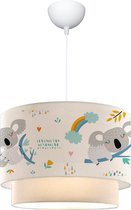 Design hanglamp Lurgan E27 wit met koala motief