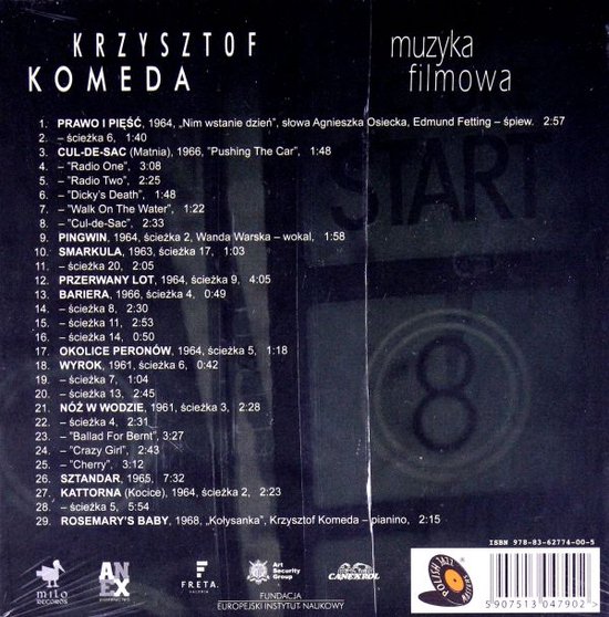 Krzysztof Komeda: Muzyka filmowa (digibook) [CD]
