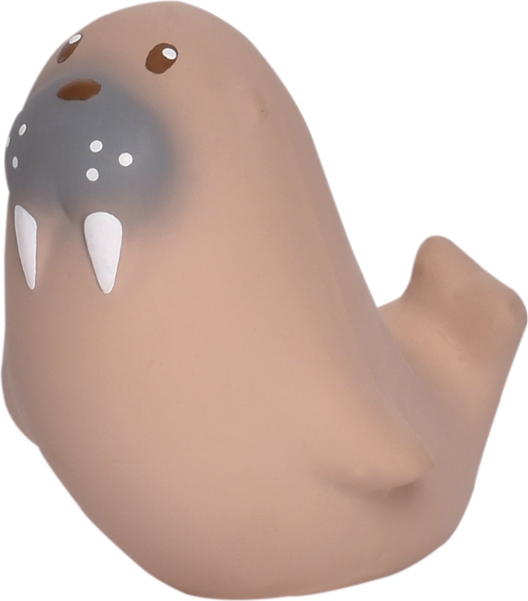TIKIRI Mijn Eerste Pooldiertje - Zeeleeuw - Natuurlijk Rubber - Met Belletje - 0 Jaar