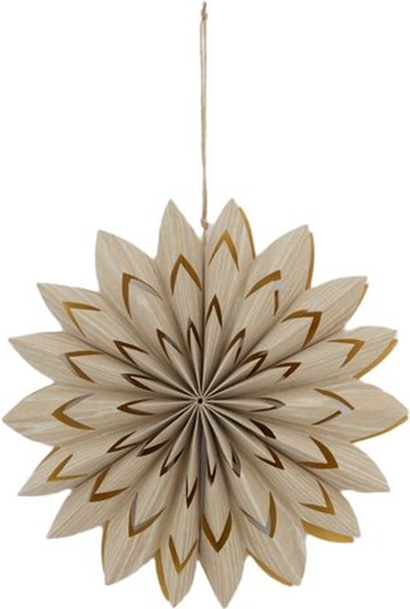 DKNC Kerstster 'Paper Beige' | 30cm