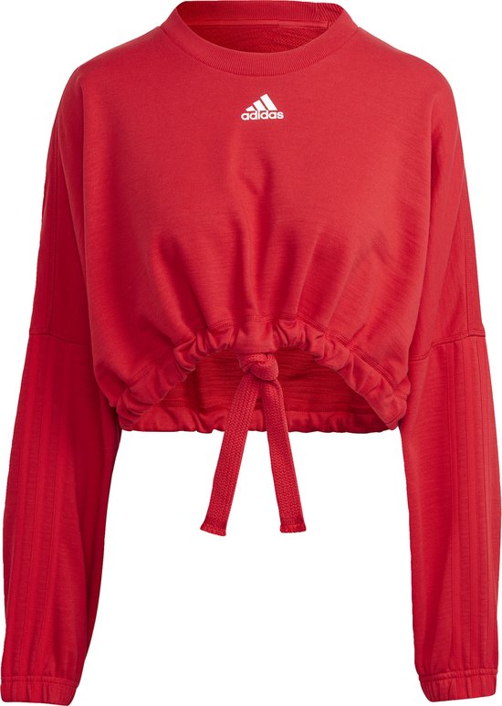 Adidas Sportswear Dance Crop Versatile Sweatshirt - Dames - Rood
