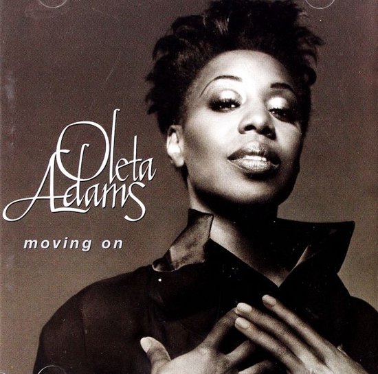 Oleta Adams 'moving on' albumhoes met portret van Oleta
