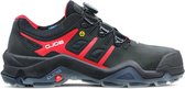 HKS Schoen Targa 4 BVTP Boa Laag S3 ESD - Zwart/Rood - 45