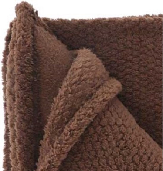 Unique Living Sep Plaid - 150 x 200 cm - Rocky Brown