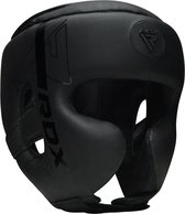 RDX Sports F6 Kara - Head Guard Boxe - Zwart - Protection Boxe - Taille L