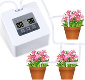 Automatisch Irrigatiesysteem - Bewateringssysteem Binnenplanten - Programmeerbare timer van 30 dagen - Batterij- en USB-voeding Vakantieplanten - Bewateringsapparatuur voor Potplanten Binnen