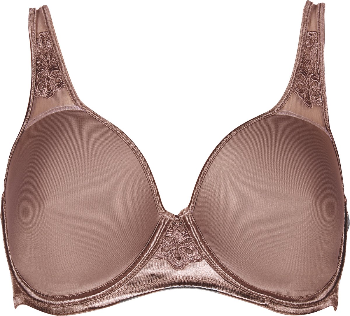 Elbrina Padded wire bra spacer fabric Dames Beha - Fudge - Maat 70D