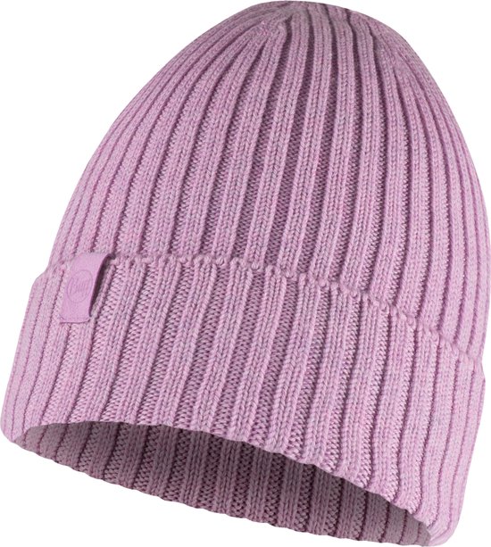Buff Knitted Norval Hat Pansy 1242426011000, Vrouwen, Roze, Muts, maat: One size