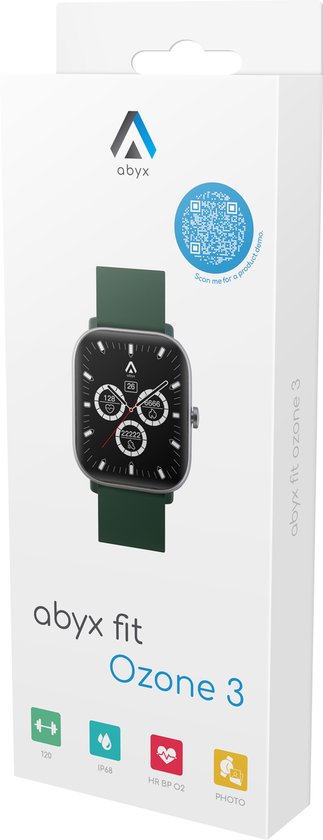 Tracker Montre ConnectÃ©e Abyx Fit Milano Abyx Fit Air Application