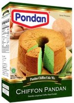 Pondan® | 1x400gr | Cakemix Pandan Chiffon | Halal | Indonesische cake | Groene cake