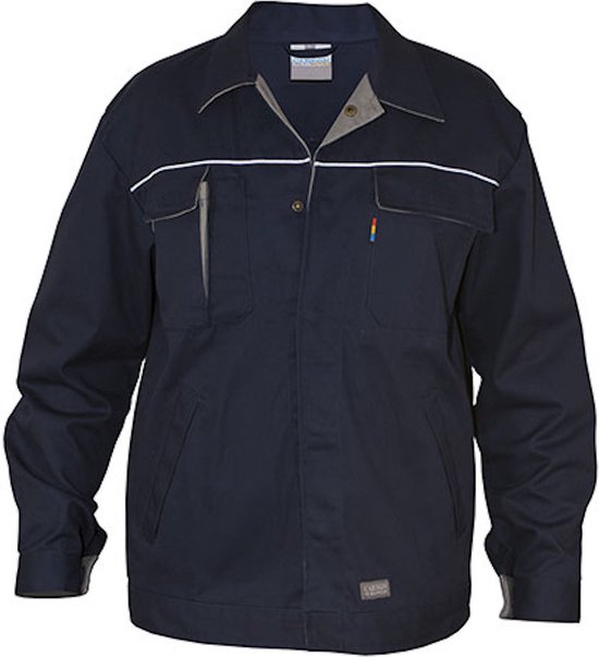 Carson Workwear 'Contrast' Jacket Werkjas Deep Navy - 54