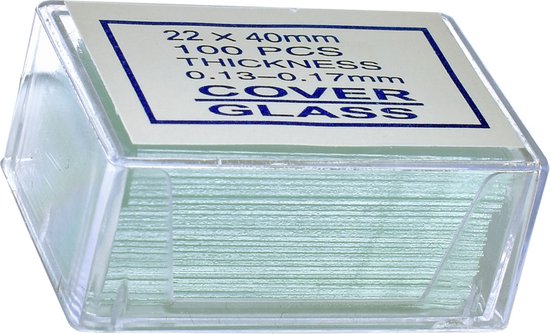 Objectglaasjesdozen voor grote objectglaasjes - Bakje voor 100