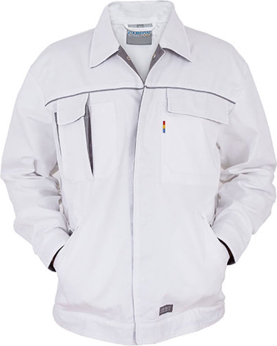 Carson Workwear 'Contrast' Jacket Werkjas White - 44