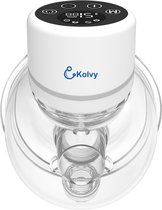 Tire-lait électrique sans fil Kolvy® Pro - Dispositifs de pompe intelligents - Tire-lait mains libres - 4 modes et 12 niveaux - Rechargeable par USB - Professionnel - Écran LED - Incl. 3 tailles