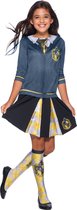 Rubies - Harry Potter Kostuum - Hufflepuff Sokken - Geel, Zwart, Wit / Beige - One Size - Carnavalskleding - Verkleedkleding