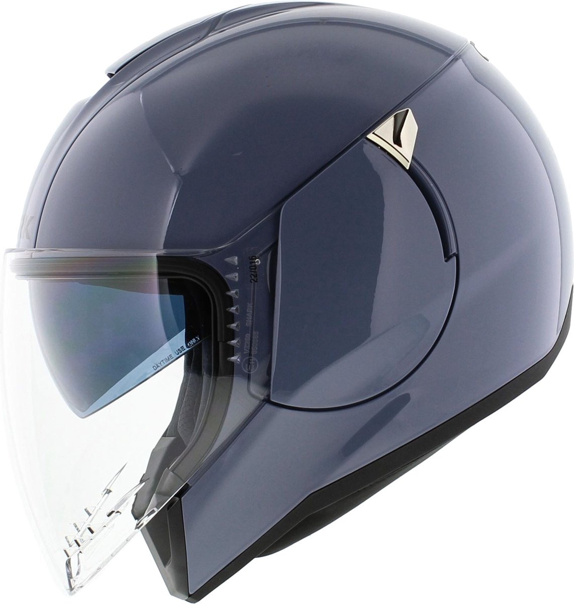 Shark Citycruiser Jethelm glans nardo grijs XS - Motorhelm Brommer helm – foto 3