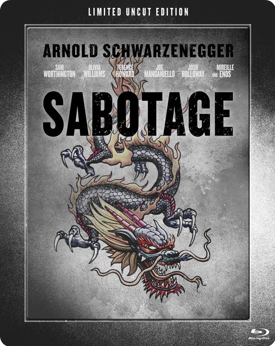 Sabotage steelbook (blu-ray tweedehands film)