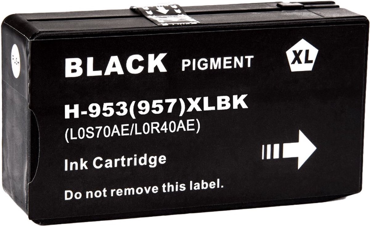 Inktcartridges Geschikt voor HP 953XL | 1x Zwart inkt cartridge Geschikt voor HP OfficeJet Pro 8740, 8719, 8720, 8710, 8715, 8725, 7740, 8218, 8718, 8210, 8716, 8730, 8728