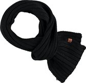 Sarlini - Jongens - Knit - Sjaal - Zwart - 8/12 jaar