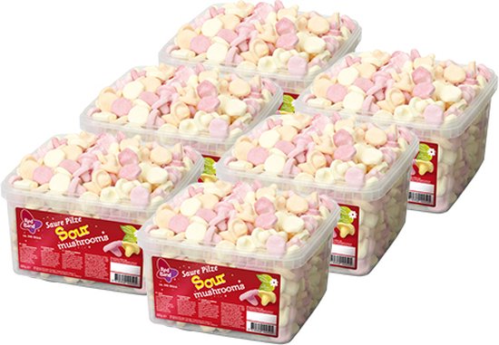 Red Band Zure Sleutels 1 Pot à 100 Stuks - Zuur Snoep - Winegums Met Fruitsmaak