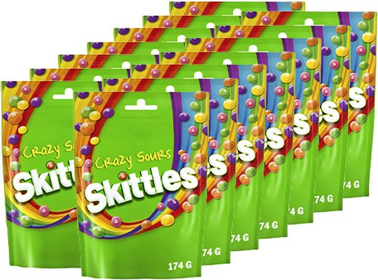 Skittles - Crazy Sours - 14x 174g