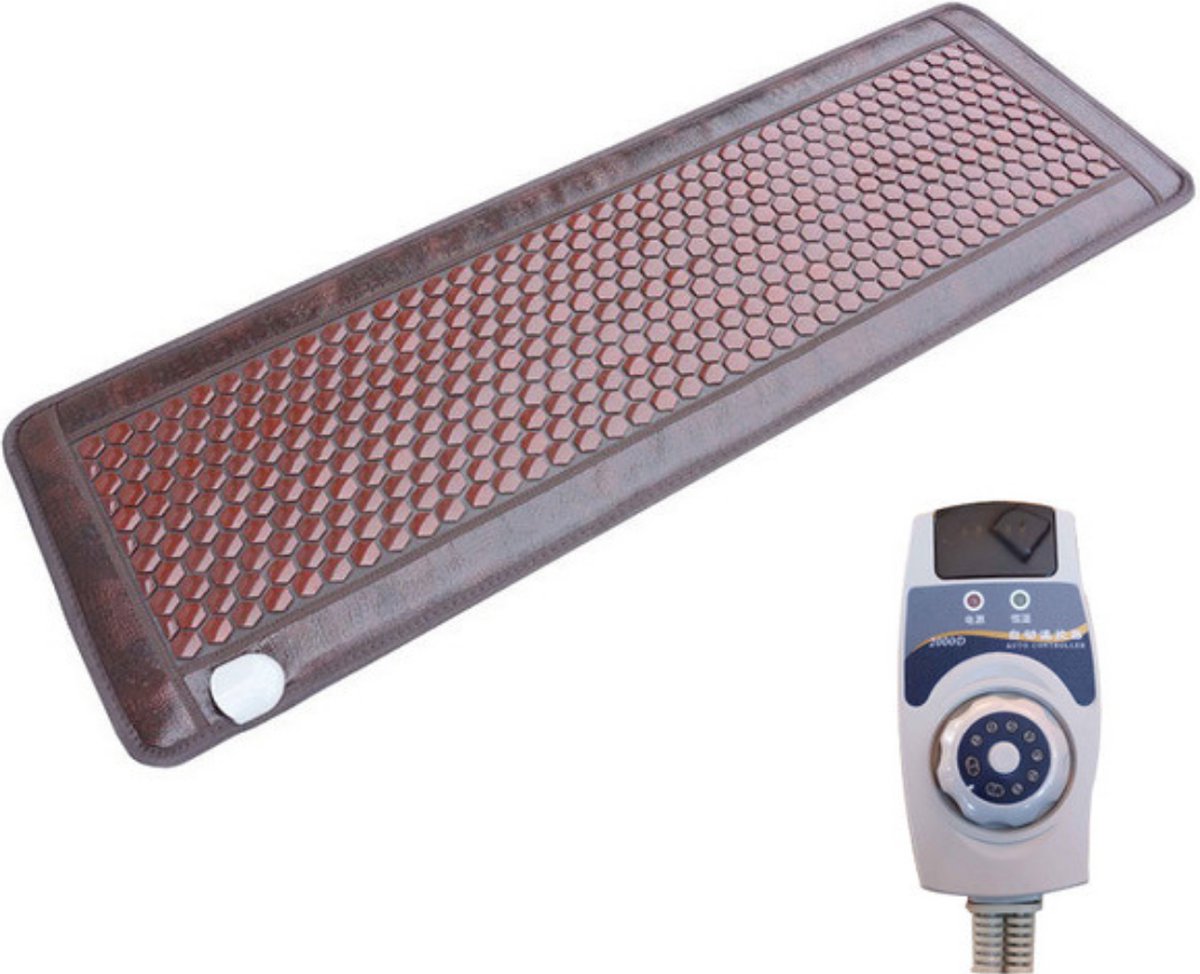 Massage Kussen San - Massagemat 50x150cm - Massage Matras Met Warmte Inclusief Bedieningsapparaat