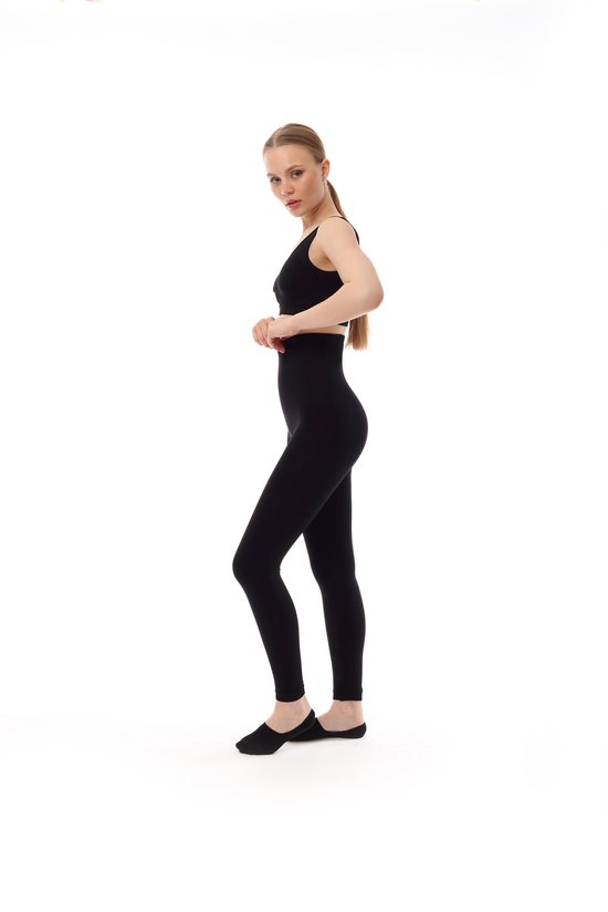 TAFUER - Dames Sportsleggings - Yoga - Fitness - Gym Sports - Hardloopbroek - High Waist - Sport Kleding - Zwart - Maat L - 1 Stuk van Merkloos — afbeelding 2