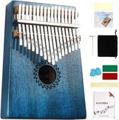 Kalimba - Duimpiano - Kalimba 17 tonen - Muziekinstrumenten - Vingerpiano - Mini Thumb Piano - Kalimba instrument met Duimbescherming - Stemhamer - Draagtas