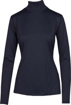 Mondoni Mock Shirt - Maat: L - Donkerblauw - Polyester - Paardrijkleding