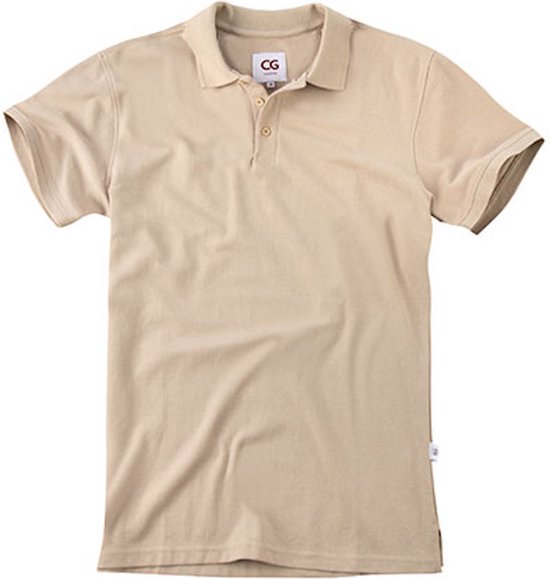 Workwear Herenpolo 'Iseo' met korte mouw Naturel - M