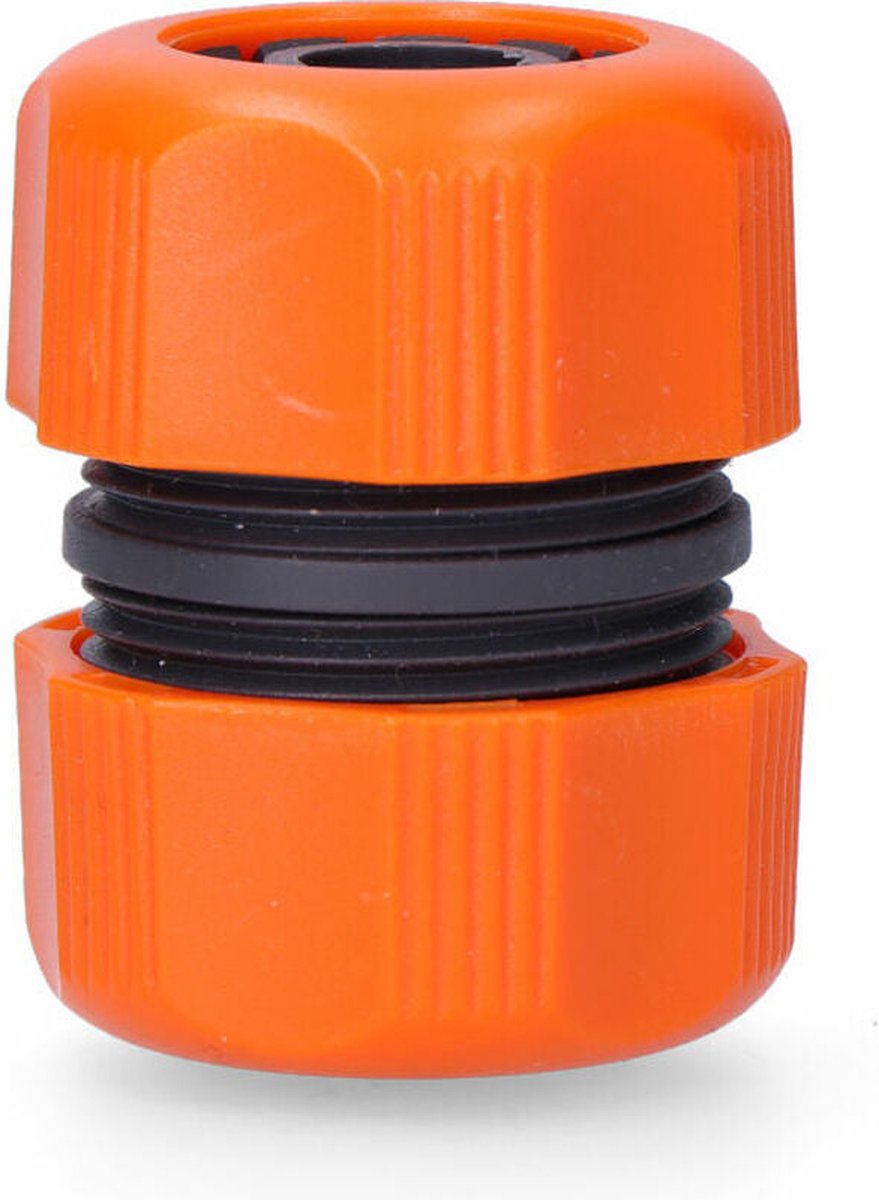 EDM Koppelstuk Tuinslang 16-19mm - 3/4 & 5/8" - Oranje
