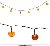 Fiestas Guirca - LED verlichting pompoenen (115 cm) - Halloween - Halloween Decoratie - Halloween Versiering