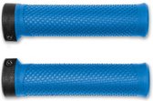ACID Grips React Pro - Fietshandgrepen - Handvatten met anti-slipstructuur - Extra grip - Ergonomische fietshandvatten - Geschikt voor Mountainbikes - Blauw - 30.5 x 135 mm