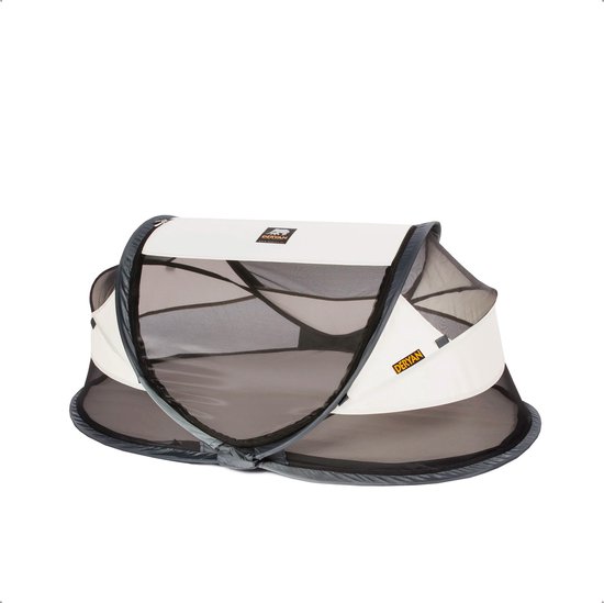 Deryan Baby Luxe Campingbedje – Inclusief zelfopblaasbare matras - Cream