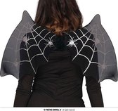 Fiestas Guirca - Vleugels zwart met spinnen - Halloween - Halloween accessoires - Halloween verkleden