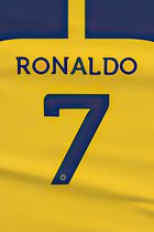 Cristiano Ronaldo Rugnummer Poster | Cristiano Ronaldo Rugnummer | Al Nassr | Voetbalposter | 51x71cm | Geschikt om in te lijsten