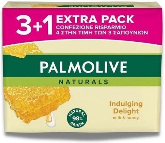 Palmolive Zeep Melk & Honing 4 x 90 Gram