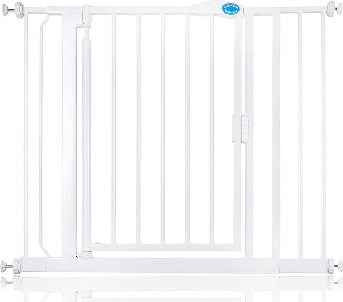 Bettacare Auto-Close Klemhek, Hondenhekje, 96.6cm - 103.6cm, Wit